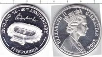 Продать Монеты Гибралтар 5 фунтов 2006 Серебро