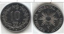 Продать Монеты Уругвай 10 песо 1989 Медно-никель