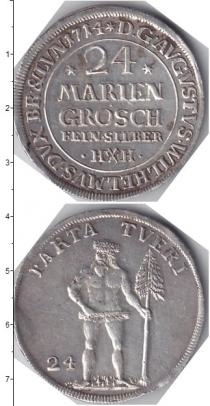 Продать Монеты Брауншвайг 24 марьенгрош 1714 Серебро