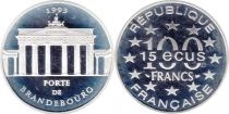 Продать Подарочные монеты Франция Бранденбургские ворота 1993 Серебро