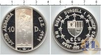 Продать Монеты Андорра 10 динерс 1991 Серебро