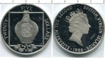 Продать Монеты Виргинские острова 25 долларов 1988 Серебро