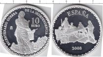 Продать Монеты Испания 10 евро 2008 Серебро