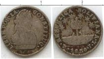 Продать Монеты Боливия 1 риал 1830 Серебро