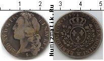 Продать Монеты Французский Берег Сомали 1/2 экю 1745 Серебро