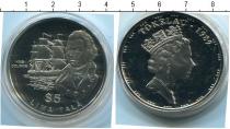 Продать Монеты Токелау 5 тала 1989 Серебро