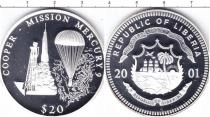 Продать Монеты Либерия 20 долларов 2001 Серебро