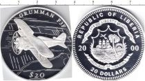 Продать Монеты Либерия 20 долларов 2000 Серебро