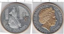 Продать Монеты Остров Джерси 5 фунтов 2006 Серебро