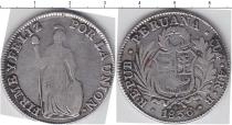 Продать Монеты Перу 4 риала 1836 Серебро