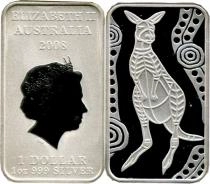 Продать Подарочные монеты Австралия Австралийский кенгуру 2008 Серебро