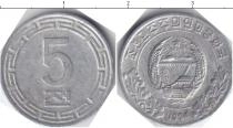 Продать Монеты Северная Корея 5 вон 1974 Алюминий