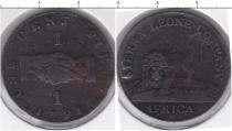 Продать Монеты Сьерра-Леоне 1 цент 1791 Медь
