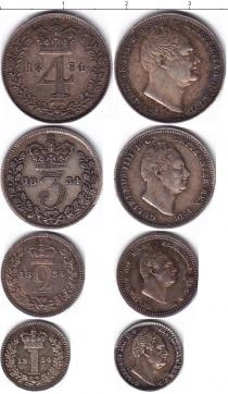 Продать Наборы монет Великобритания Георг IIII, Маунди-сет 1834 (Благотворительный набор) 1834 Серебро