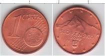Продать Монеты Словакия 1 евроцент 2009 сталь с медным покрытием