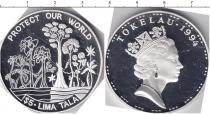 Продать Монеты Токелау 5 тала 1994 Серебро