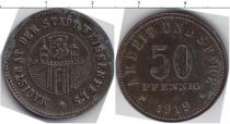 Продать Монеты Нотгельды 50 пфеннигов 1919 Цинк