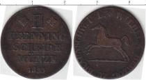 Продать Монеты Ганновер 2 пфеннига 1833 Медь