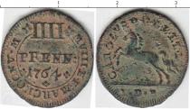 Продать Монеты Ганновер 4 пфеннига 1764 Медь