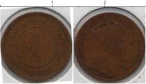 Продать Монеты Стрейтс-Сеттльмент 1/4 цента 1905 Бронза