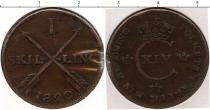 Продать Монеты Швеция 1 эре 1820 Медь