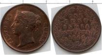 Продать Монеты Индия 1 цент 1862 Медь