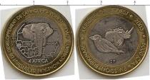 Продать Монеты КФА 6000 франков 2003 Биметалл