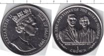Продать Монеты Остров Мэн 1 крона 1999 Медно-никель