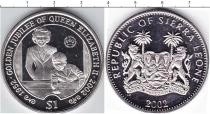 Продать Монеты Сьерра-Леоне 1 доллар 2002 Медно-никель