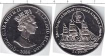 Продать Монеты Фолклендские острова 1 крона 2006 Медно-никель