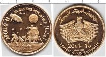Продать Монеты Йемен 20 риалов 1969 Золото