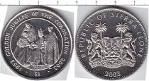 Продать Монеты Сьерра-Леоне 1 доллар 2003 Медно-никель