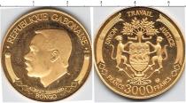 Продать Монеты Габон 3000 франков 1969 Золото