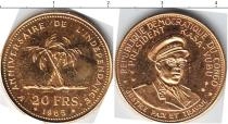 Продать Монеты Конго 20 франков 1965 Золото