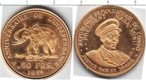 Продать Монеты Конго 50 франков 1965 Золото