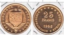 Продать Монеты Сенегал 25 франков 1968 Золото