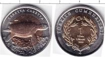 Продать Монеты Турция 1 лира 2009 Биметалл