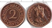 Продать Монеты Сейшелы 2 цента 1969 