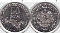 Продать Монеты Узбекистан 50 сомов 2001 Сталь покрытая никелем