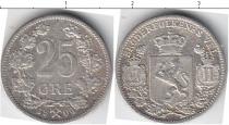 Продать Монеты Дания 25 эре 1904 Серебро
