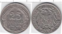 Продать Монеты Пруссия 25 пфеннигов 1910 Медно-никель