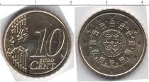 Продать Монеты Португалия 10 евроцентов 2009 Латунь