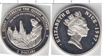 Продать Монеты Ниуэ 2 доллара 1997 Серебро
