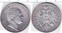 Продать Монеты Шварцбург-Рудольфштадт 1 талер 1864 Серебро