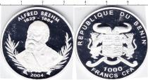 Продать Монеты Бенин 1000 франков 2004 Серебро