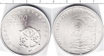Продать Монеты Венгрия 5000 форинтов 2004 Серебро