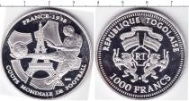 Продать Монеты Того 2000 франков 2001 Серебро
