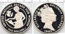 Продать Монеты Соломоновы острова 5 долларов 1985 Серебро