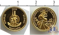 Продать Монеты Вануату 50 вату 2005 Золото