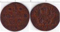 Продать Монеты Франкфурт 1 хеллер 1817 Медь